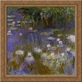 thumbnail image 1 of Water Lilies, Yellow and Lilac 20x20 Gold Ornate Wood Framed Canvas Art by Monet, Claude, 1 of 2