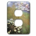 thumbnail image 1 of 3dRose, Water-Lilies by Claude Monet No. 2 c. 1914-1917, 2 plug outlet cover, 1 of 1