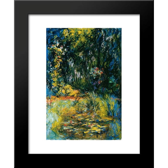 Water Lily Pond 20x24 Framed Art Print by Monet, Claude