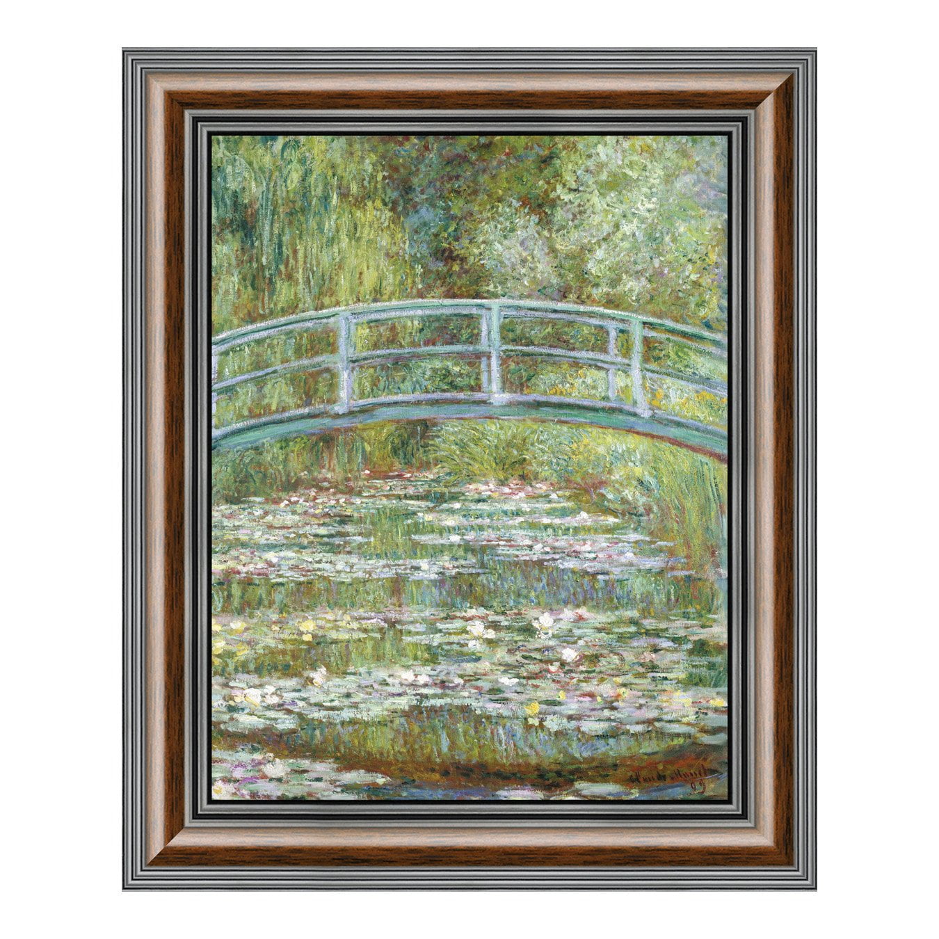 Water Lily Pond by Claude Monet Framed Wall Art Print, Monet Water ...