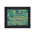 thumbnail image 1 of Water Lily Pond by Claude Monet Framed Wall Art Print, Monet Water Lilies Print, Bridge Horizontal Print, 11x14 2428, 1 of 6