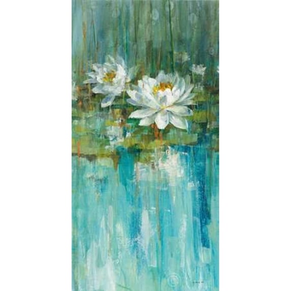 Water Lily Pond v2 II Poster Print by Danhui Nai (24 x 36)