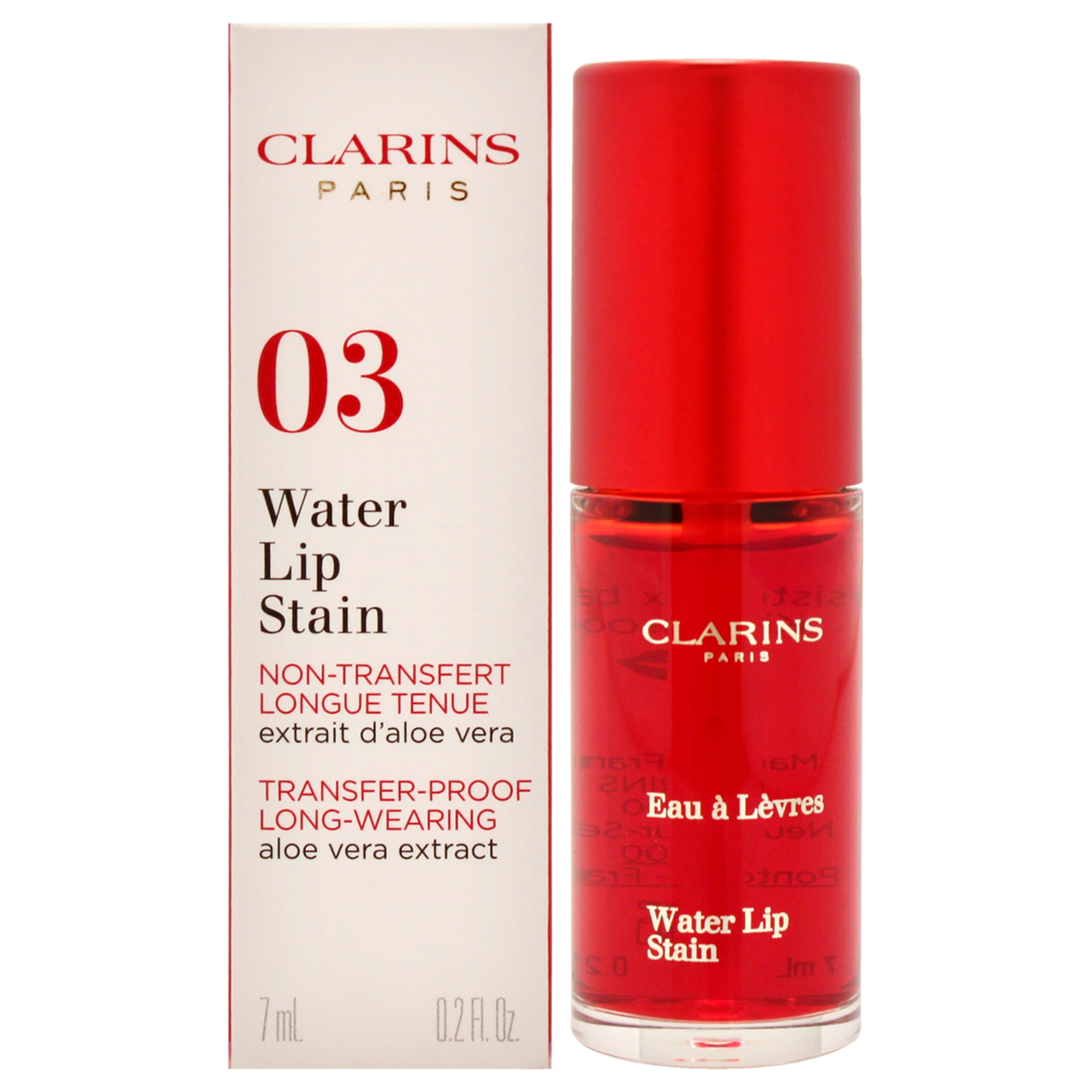 Water Lip Stain - 03 Red Water by Clarins for Women - 0.2 oz Lipstick