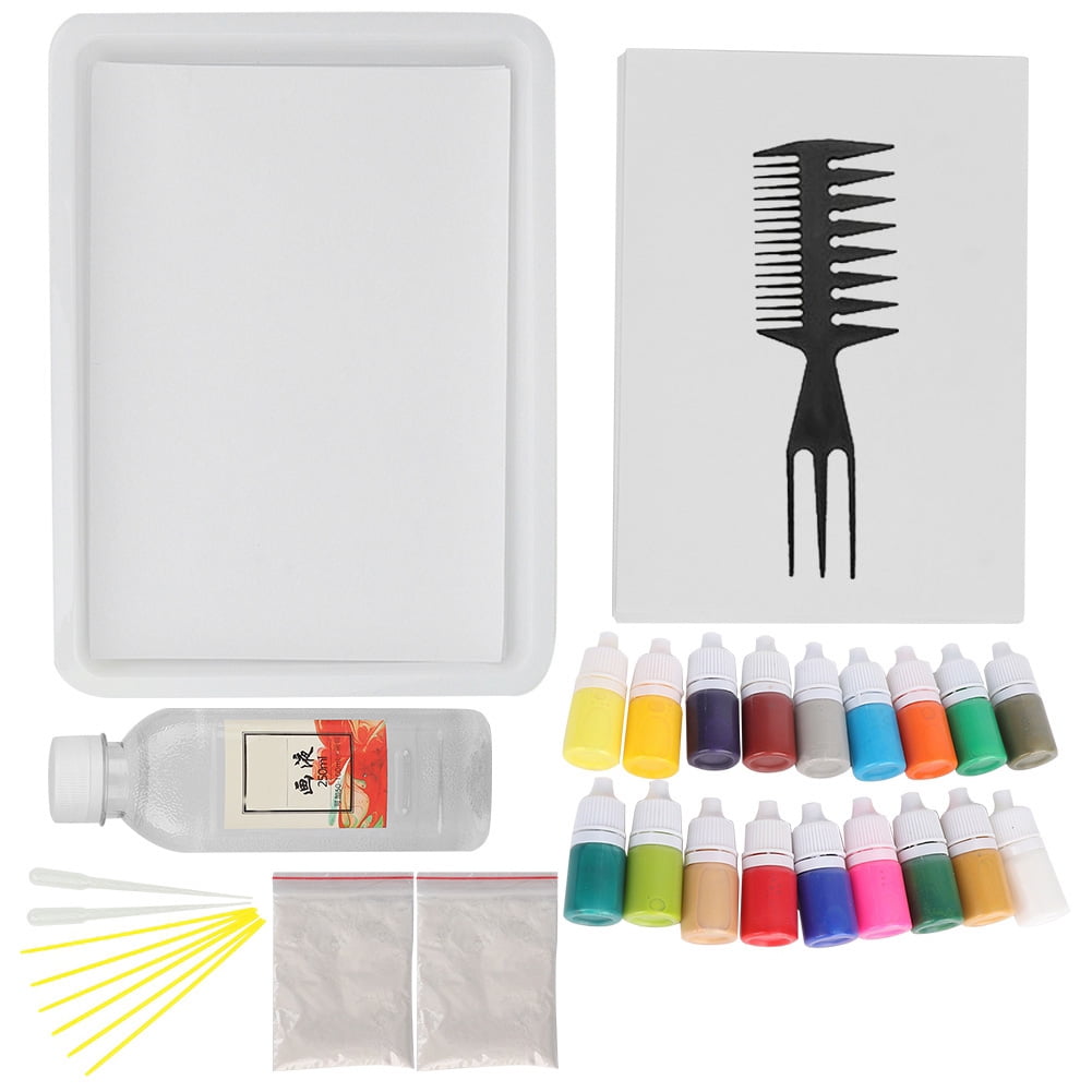 Water Marbling Mineral Pigment in PVC Bottle for Ebru Art Tool for