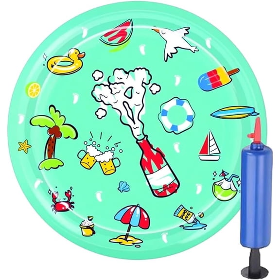 Water Mat for Cats Dogs, 2025 New Thickened Cat Water Mat with Fish, Pet Cat Water Bed Play Mat, Cool Comfort Water Sensory Playmat for Pet & Kids (A3, 25.6)