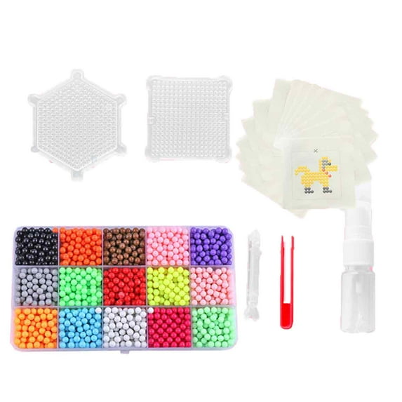 Water Mist Magic Beads Children'S Puzzle Puzzle Diy Handmade Magic Beads Doudou Toy 3D Loose Beads Supplement - 15 colors