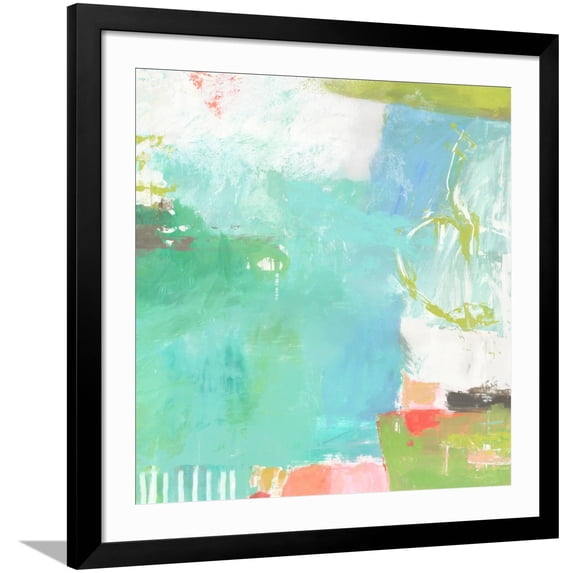 Art.com Water Music Art Print by Suzanne Nicoll, Black Frame Wall Art, 38" x 38"
