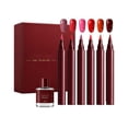 thumbnail image 1 of Water Nail Polish Pen Set, 6 Colors Air Dry Nail Art Pens, No UV Lamp Needed, Quick-Drying & Vibrant Color Payoff, Nail Art Studio for Teens, Perfect for Gifting, 30ml+8ml Remover, Style K, 1 of 8