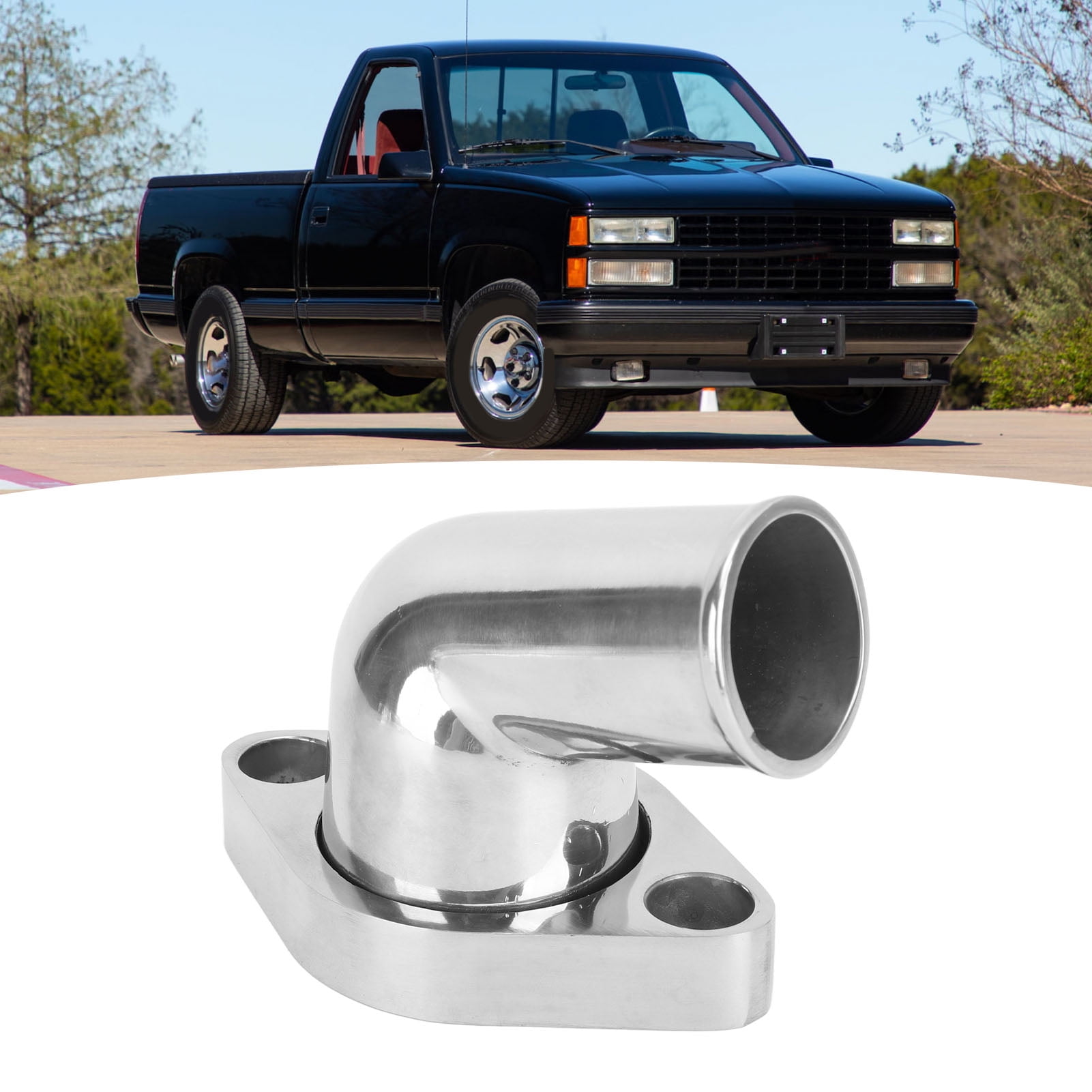 Water Neck Thermostat Housing, 8459BK Thermostat Housing Kit Easy Use For SBC BBC Engines 283