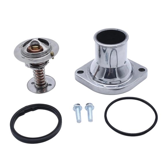 Water Neck & Thermostat Housings Kit with Bolts O-Rings Coolant Assembly Suitable for R8938KT Components Engine Cooling