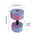 thumbnail image 1 of Water Octagonal Camouflage Dumbbell Swimming Buoyancy Adult Water Yoga Fitness Rehabilitation Equipment, 1 of 4