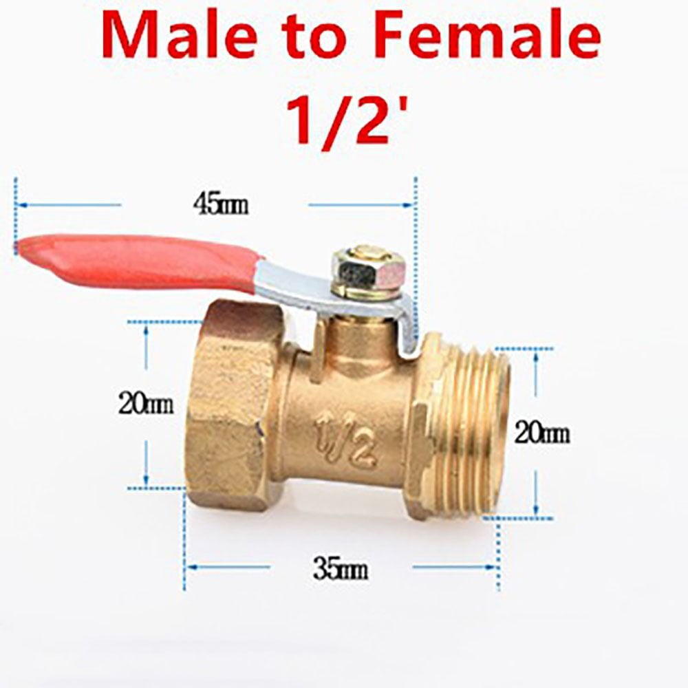 Water Oil Air Gas Fuel Joint Controller Brass 1/8'' 1/2'' 1/4'' Female