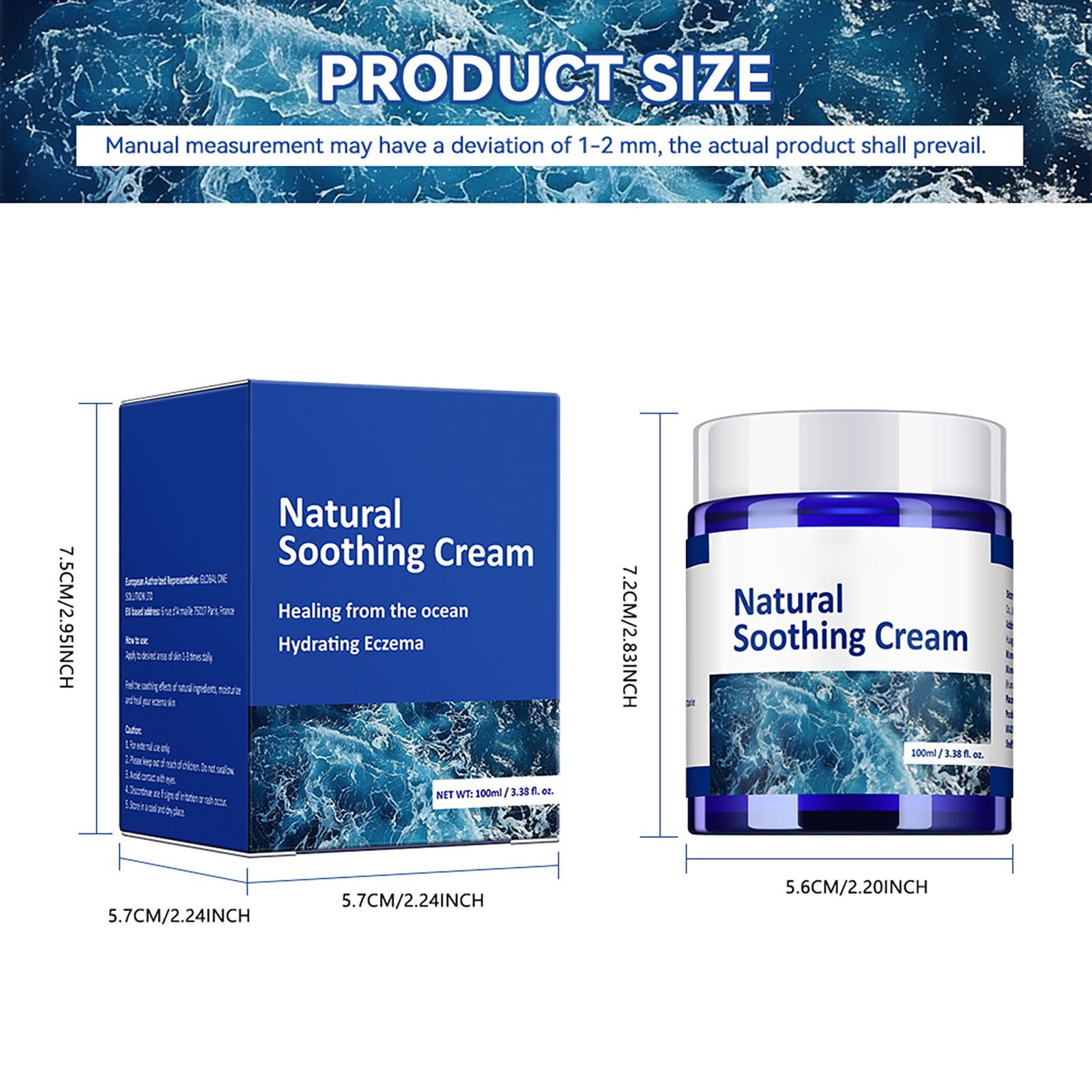 WaterOil Balance & Panthenol for Damaged Skin, Natural Soothing for