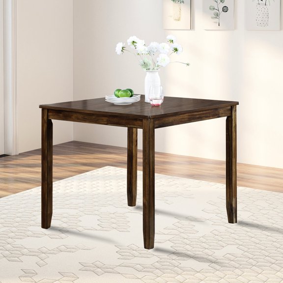 Water - Oil Resistant MDF Tabletop with Acacia Frame / Easy to Clean for Daily Dining