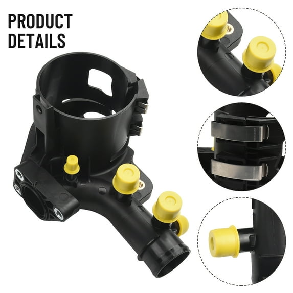 Water Outlet Fuel Filter Housing for Mercedes Benz, Fit for E Class, C Class, 6512006000, 6512000456 W/prompt ket & Bolt, Car Filter Housing
