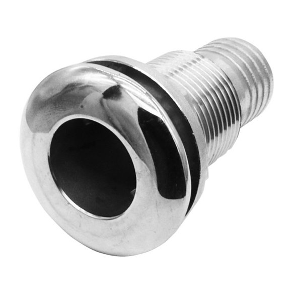 Water Outlet Multi Purpose Stainless Steel Straight Through Hull Brand New 3/8Inch Fangkenuo