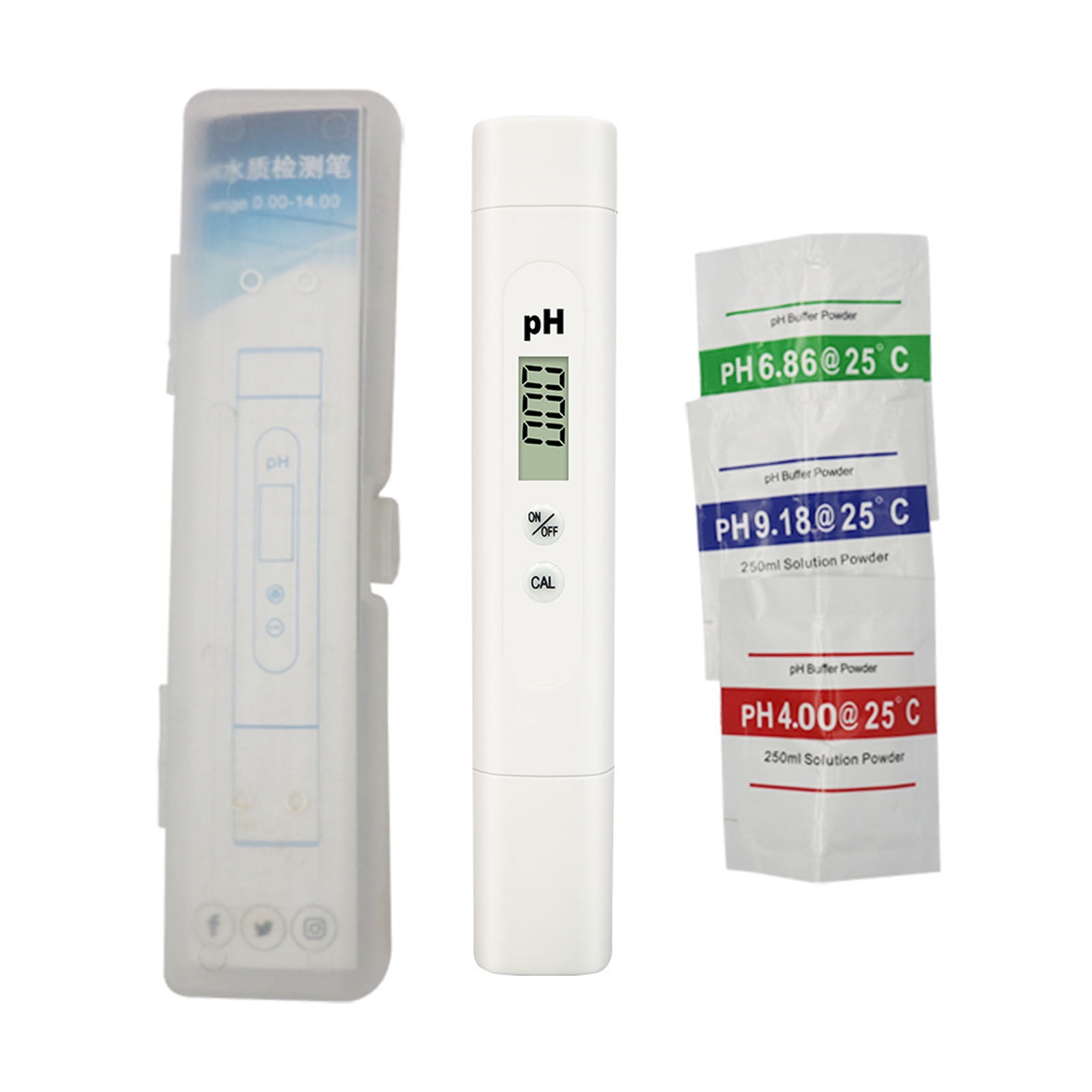Water PH Tester, Automatic Recognition High Accuracy PH Meter For Fish