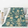 thumbnail image 1 of Water Pattern Throw Blanket for Stylish Warm Winter Cabin Ultra-Soft Micro Fleece Blanket, Premium Microfiber, Silky Soft, Plush, Warm and Lightweight for Couch, Sofa, Bed - 40"X30", 1 of 5