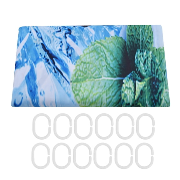 Water Pattern Waterproof Bathroom Shower Curtain, Machine Washable Curtain Bathroom Shower Curtain Liner.[70.9x70.9in]