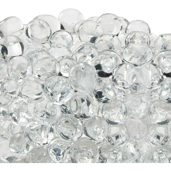 Water Pearls Gel Beads- Wedding & Event Centerpieces- (Tm)-Makes 6 Gallons (8 Oz. Pack) (Transparent)