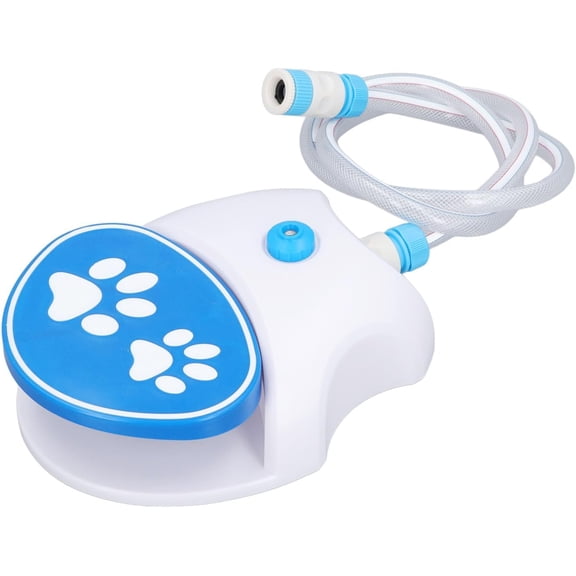 Water Pedal Dog Toy, Dog Water Fountain Step On with Hose 1PC