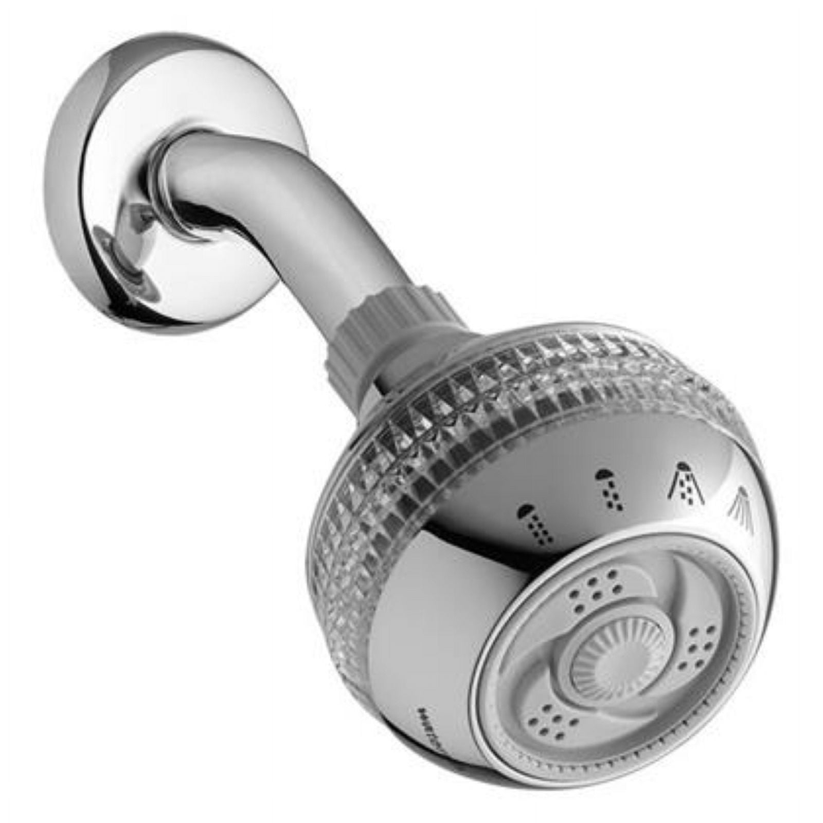 Water Pik 4515557 2.5 GPM 4 Settings Showerhead