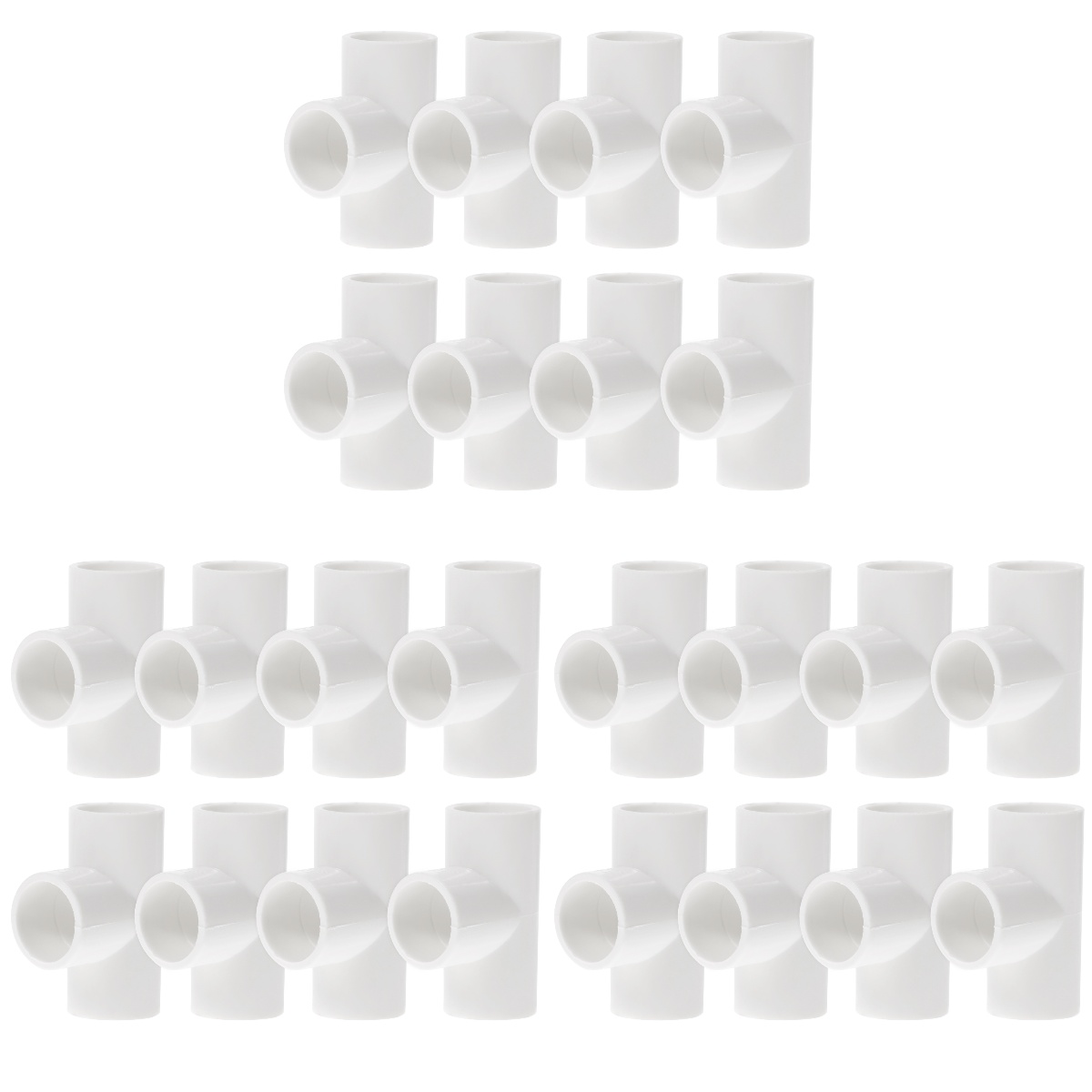 Water Pipe Elbow 1/ 2 Pvc Fittings Tent Connection 30 Pcs Furniture