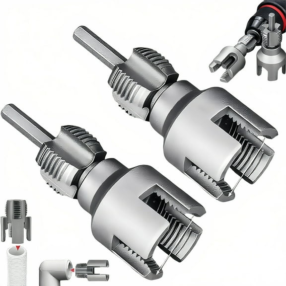 Water Pipe Internal Thread Opener Tapered Pipe Thread Tap Water Pipe Thread Opener For PVC Plastic Pipe Accessories