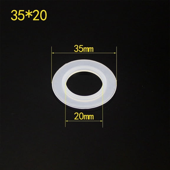 YaFex-goods Water Pipe Tube Hose Bathtub Silicone Seal Ring Gasket Washer 35*20mm