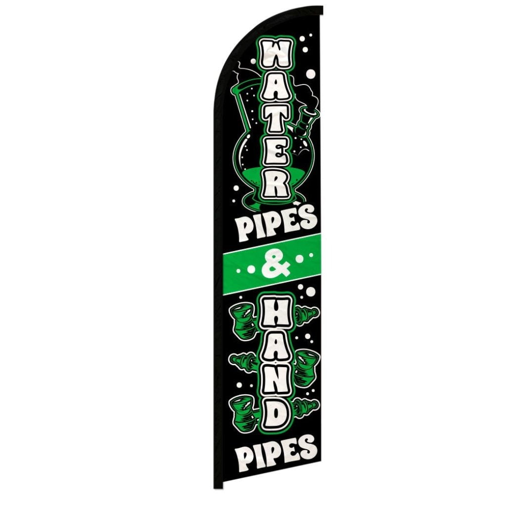 Pipe Banner Water Pipes & Hand Pipes Windless Banner Flag - Walmart.com