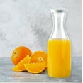 thumbnail image 1 of Water Pitcher Beverage Dispenser - Clear Plastic Carafe, Flip Lid Design, Hygienic Easy-Clean Container for Iced Tea and Cold Brew, 1 of 5