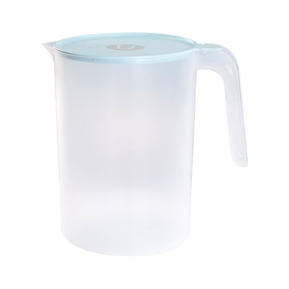 Water Pitcher High Temp Resistant Plastic Cold Drink Jug Beverage Container, Large Volume Kitchen Gadget, Vessel for Home Daily Homemade Cold Tea Prep