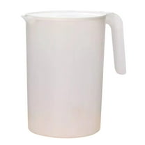 Water Pitcher with Lid - Large 2L Juice Jug for Hot or Cold Beverages, Ideal for Tea, Coffee, Milk, and Homemade Drinks - 68oz, Drink Pitcher with Lid