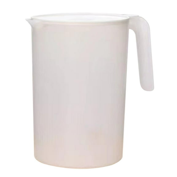 Water Pitcher with Lid - Large 2L Juice Jug for Hot or Cold Beverages, Ideal for Tea, Coffee, Milk, and Homemade Drinks - 68oz, Drink Pitcher with Lid