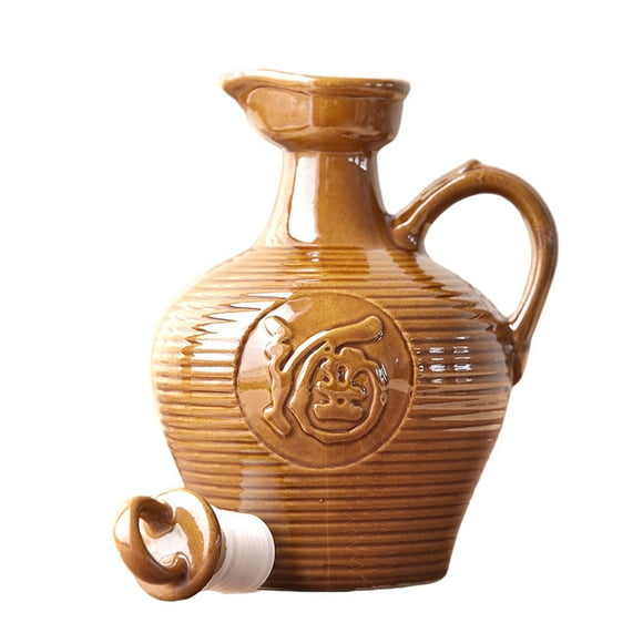 Water Pitcher Water Jug Sake Decanter Home Accessory Portable Wine Container Flagon Antique Ceramics