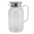 thumbnail image 1 of Water Pitcher With Lid And Handle 1500ML Acrylic Heat Resistant Clear Water Kettle Jug For Lemonade Milk Ice Tea Cold Or Hot Beverages, 1 of 8