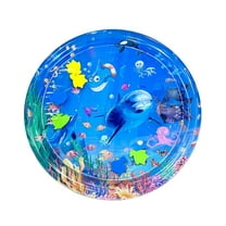 Water Play Mat for Babies Inflatable Tummy Time Water Play Mat for and Toddlers 3 to 12 Months Promote Development Toys, Cute Baby Play Mat