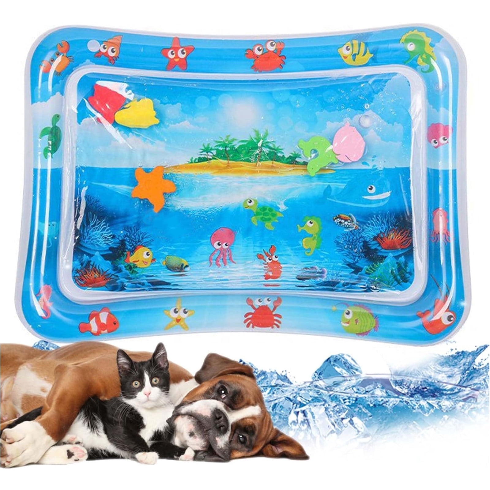 WITYUKE Water Playmat, Thickened Water Sensor Mat for Cats and Kids ...