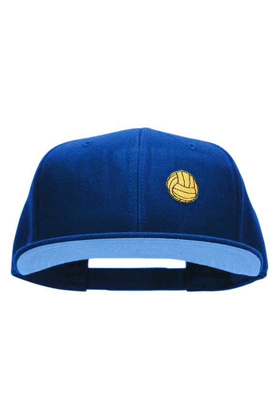 Water Polo Ball Embroidered Patched Wool Blend Pro Style Snapback - Royal OSFM