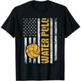 thumbnail image 1 of Water Polo - USA Flag Goalie Sportsmen Goalkeeper T-Shirt, 1 of 4