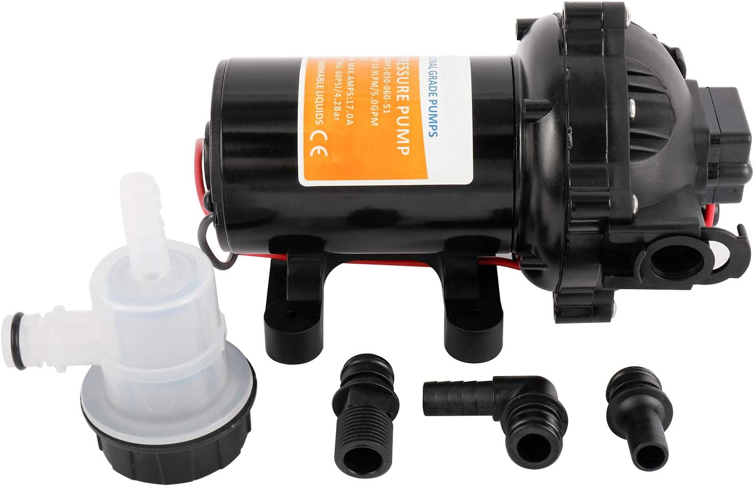 Pompa Acqua 12V DC, Membrana E Pressione Per Camper E Yacht Tekmaquinas 96655422 - Foto 11