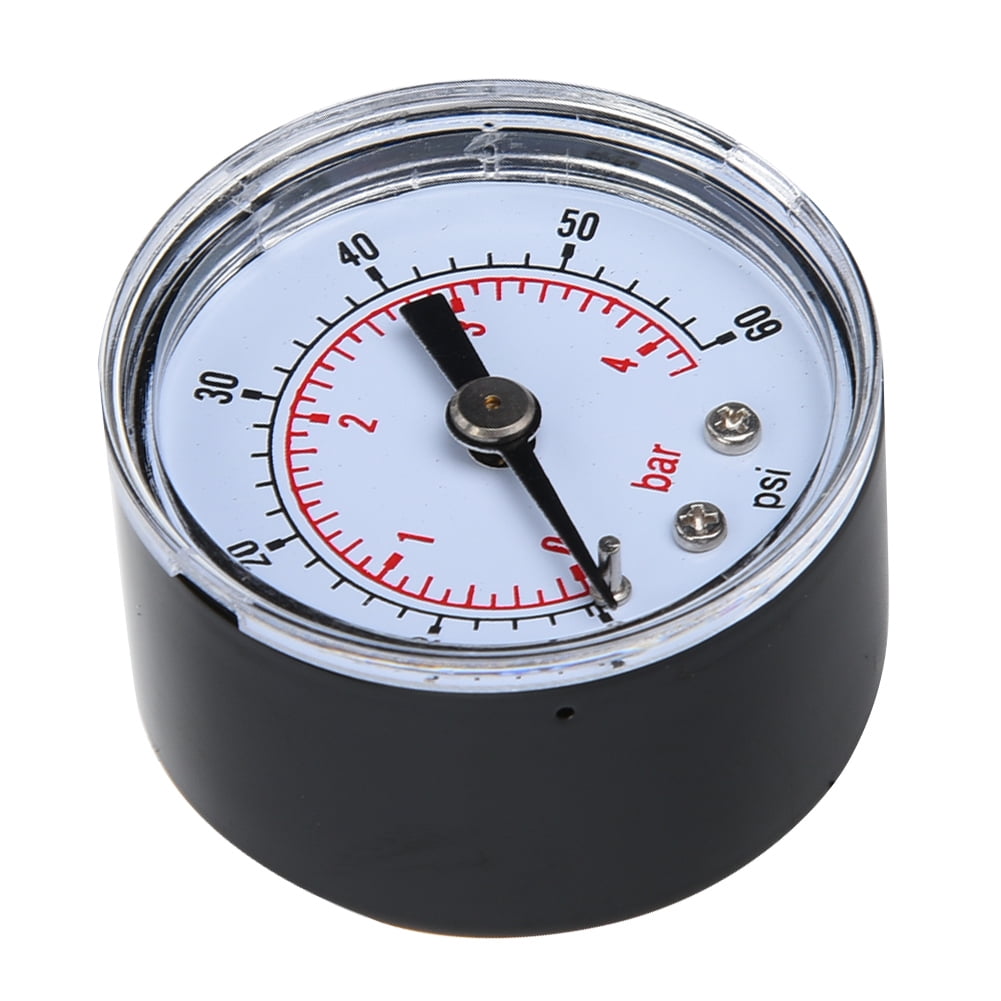 Water Pressure Gauge 1/8 BSPT Pressure Gauge High Efficiency Axial