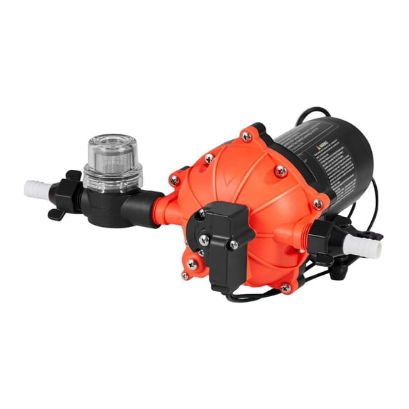Water Pressure Pump 110V 5 GPM - Diaphragm Pump for Irrigation, Kitchen, Car Washing, 60 PSI, Automatic Switch