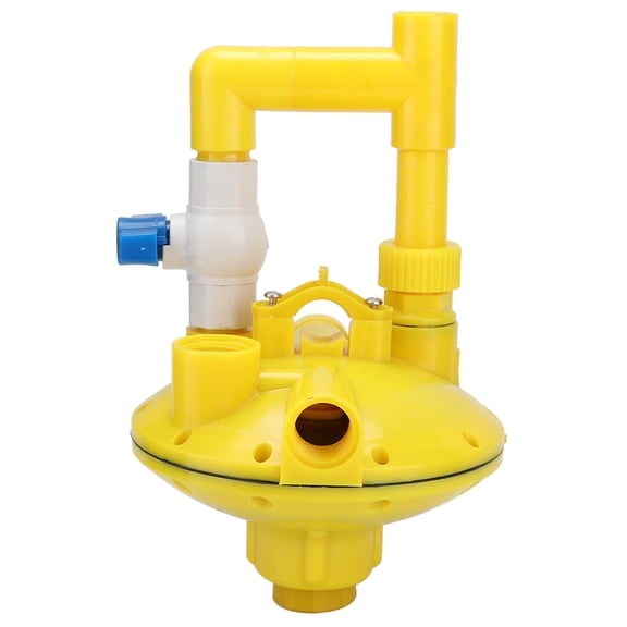 Water Pressure Regulator Control Reducing Valve for Drinker Farm Accessories, Double Unit Version (11.4 inches / 29 cm)