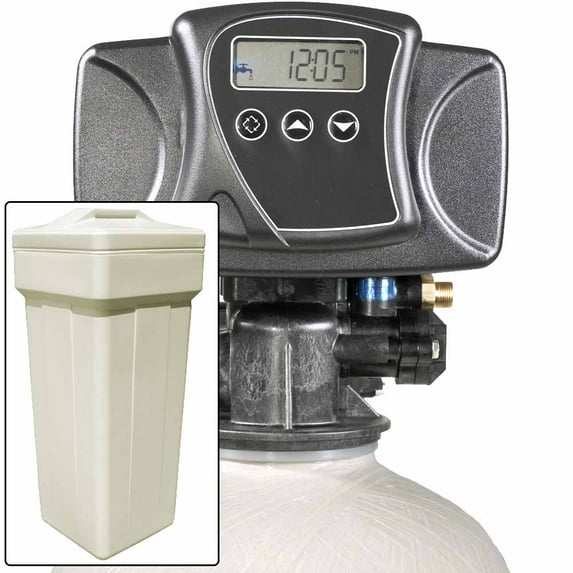Water Pro Plus 20 with Fleck 5600SXT Water Softener and Multi Media Filter for Iron, Improved Sulfur, Tastes, &amp; Odors