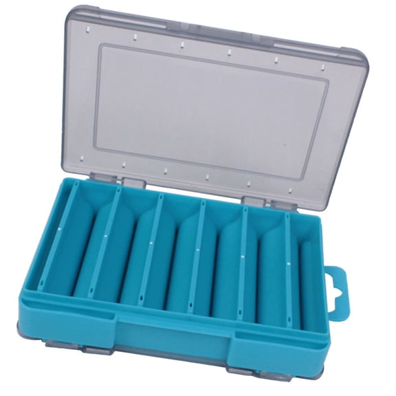 Water Proof Clear Fishing Lures Storage Box Tackle Carrying Box Double Side Fishing Tackle Organizers Tackle Tool Box