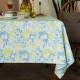 thumbnail image 1 of Water Proof and Soil Release Tablecloth Flower Printed Spillproof Rectangle Table Cloth,Oblong Tablecloths Washable Wrinkle Free Table Cover for Kitchen Dinning Tabletop Decoration, 1 of 5