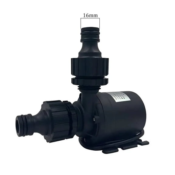 Water Pump 12v High Pressure Ultra Quiet Solar DC 24V Lift 5M 800L/H Brushless Motor Submersible Water Pumps Quick Break Joint ,Adjustable Flow Rate