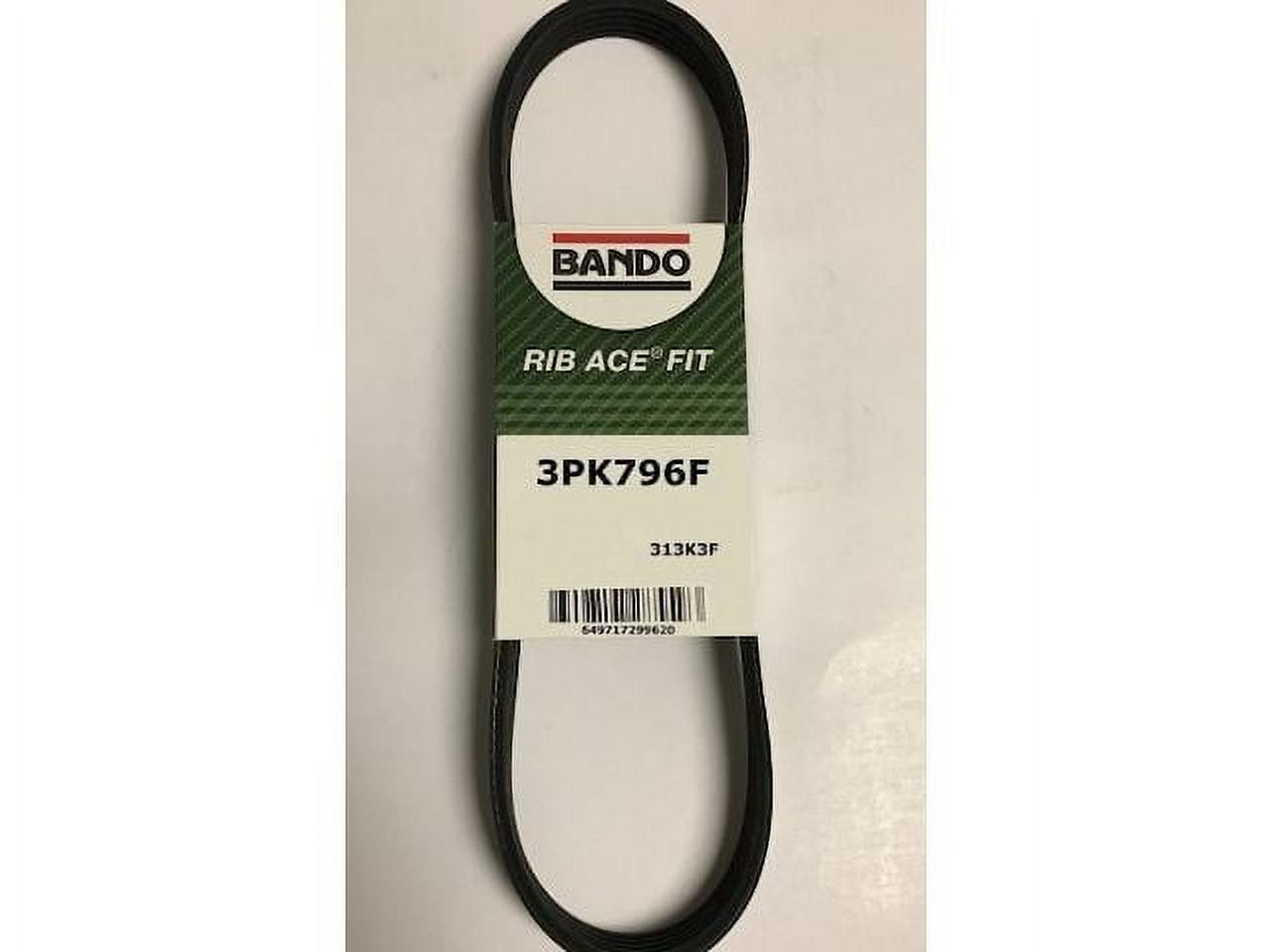 Water Pump Accessory Drive Belt - Compatible with 2011 - 2019 Hyundai Sonata 2012 2013 2014 2015 2016 2017 2018