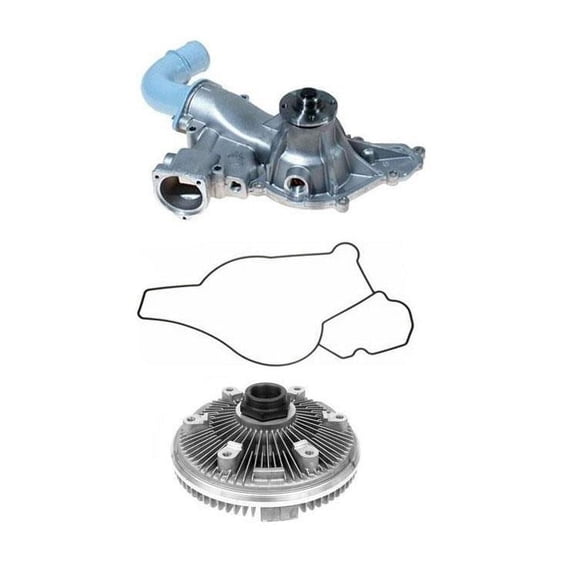 Water Pump And Gasket & Fan Clutch for F250 Ford Diesel 7.3L US4114 99-03